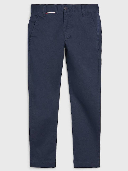 Παιδικό Παντελόνι Chino Υφασμάτινο Navy Μπλε