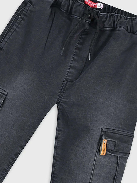 Kids' Denim Pants Black Denim