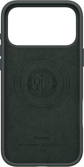 Spigen Silicone Fit MagSafe Back Cover Silicone Abyss Green (iPhone 17 Pro Max)