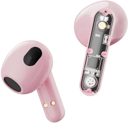 T150 Earbud / In ear Bluetooth хендсфри Слушалки с Кутийка за Зареждане Розов