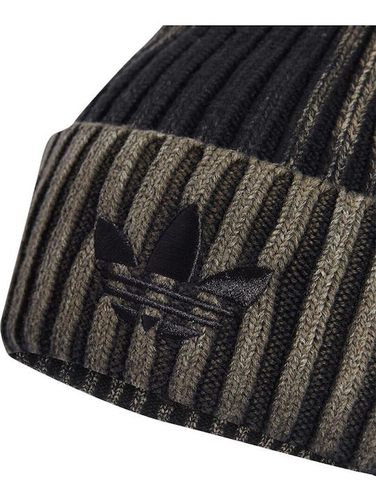 Beanie Ανδρικός Σκούφος Πλεκτός σε Μαύρο χρώμα