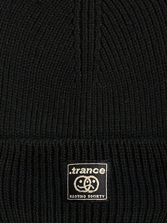 Beanie Unisex Beanie Gestrickt in Schwarz Farbe