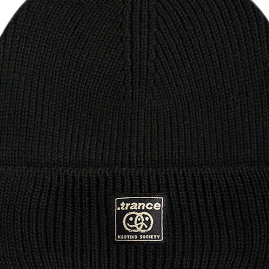 Beanie Unisex Beanie Gestrickt in Schwarz Farbe