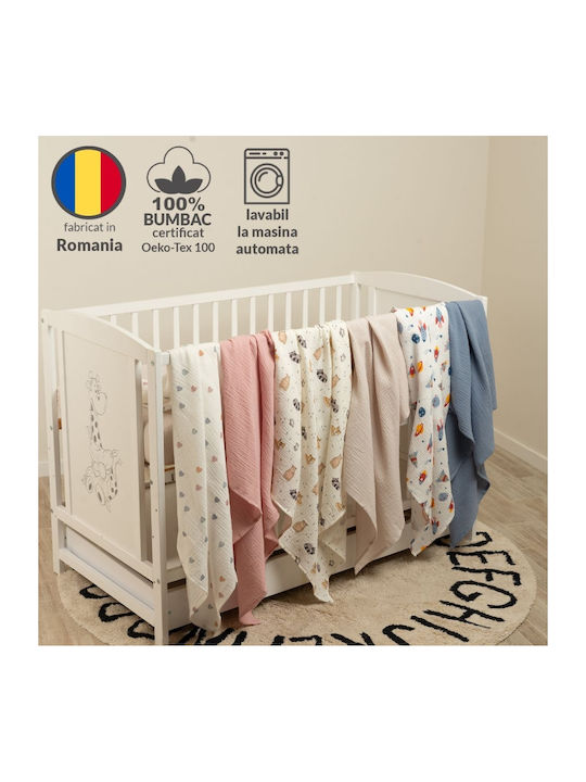 Kidizi Swaddle Blanket Bej 100x100εκ. 2buc