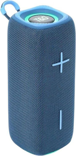 T&G Bluetooth Speaker 8W with Radio and Battery Life up to 3 hours Blue TG654