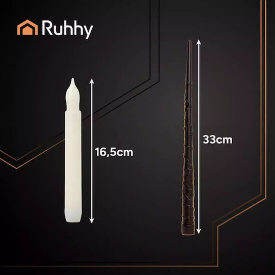 Ruhhy LED Dekorative Tischlampe Warmes Weiß Wachs-Politur 12Stück Ruhhy LED Dekorative Tischlampe Warmes Weiß Wachs-Politur 12Stück