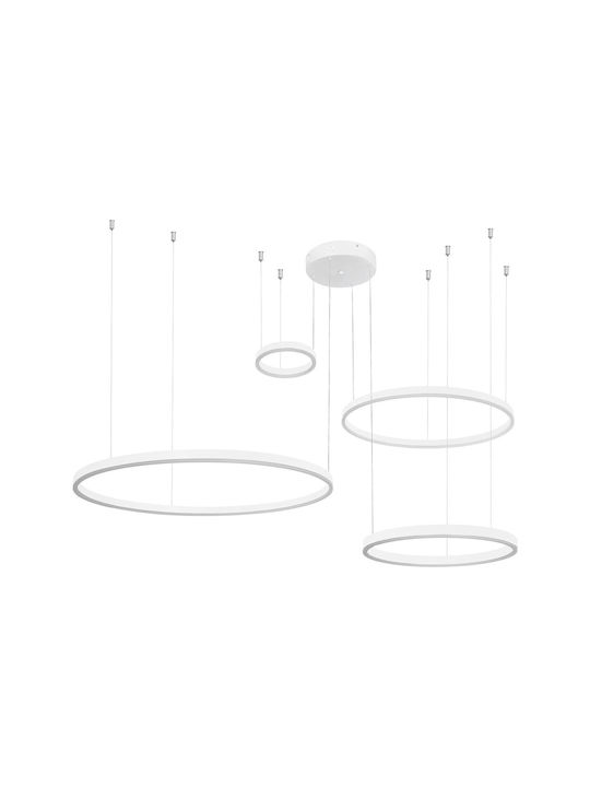 kelvo Venom Pendant Light White 150x90x60cm