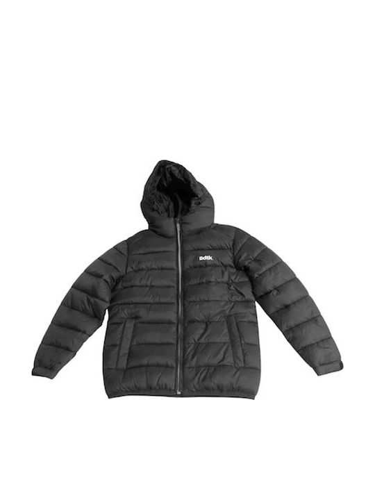 Kids' Sports Jacket with Hood Black