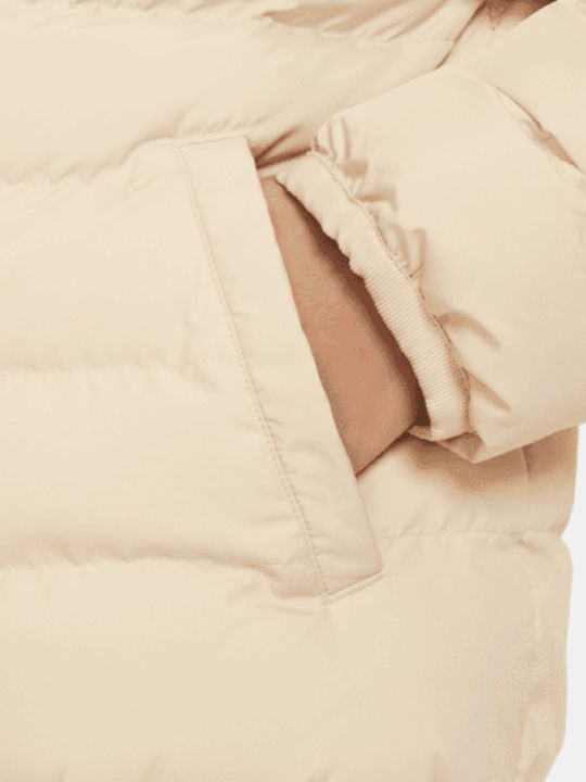 Kinderjacken & Winterjacken Sport Kinder Mäntel & Jacken Lang Beidseitig mit Futter Beige