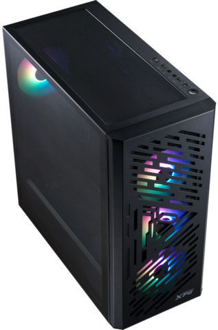 Adata XPG Lander 501 Gaming Midi Tower Κουτί Υπολογιστή με Πλαϊνό Παράθυρο Μαύρο