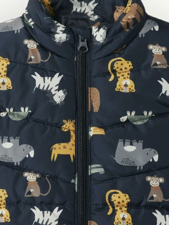 Kids' Casual Jacket Sleeveless Blue