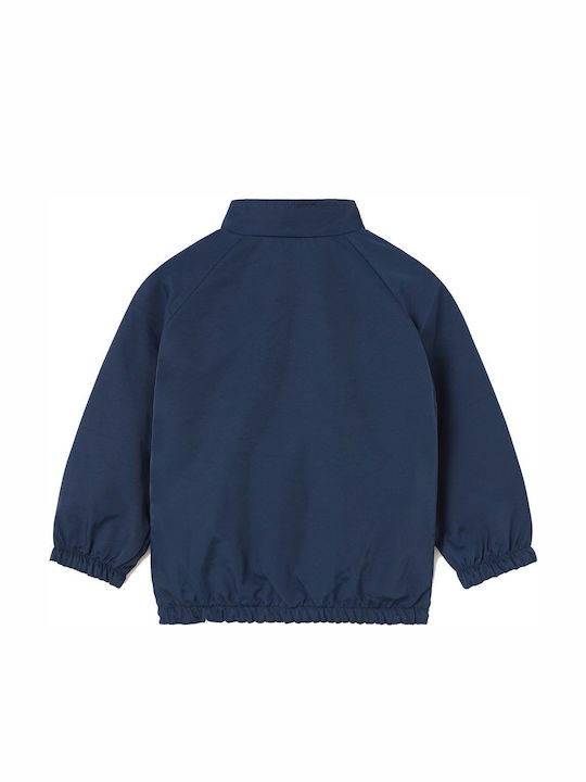 Kids' Bomber Short Windproof Double Sided Navy Blue Nautico