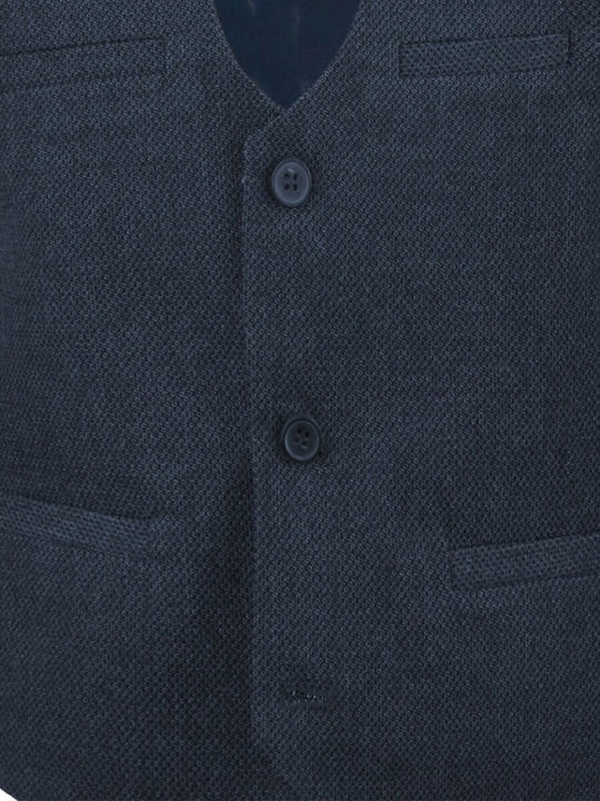 Kinderveste Baumwolle Marineblau
