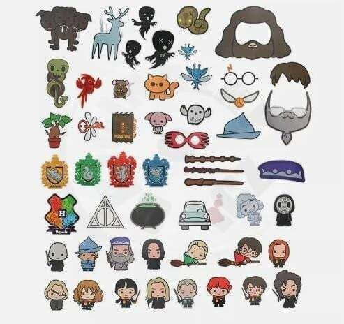 Paladone Harry Potter Photo Booth Props Bumper Pack 58 Pieces Fan Shop Merchandise