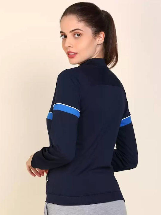 Αθλητική Παιδική Ζακέτα Dri-Fit Πλεκτή Navy Μπλε Academy 21