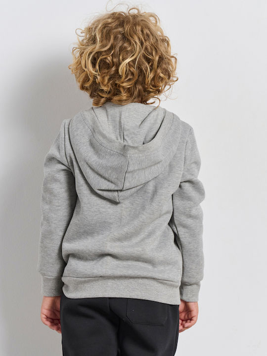 Athletic Kids Cardigan Cotton with Hood