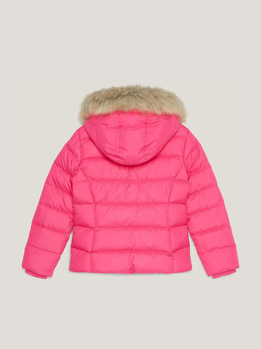 Kids' Casual Jacket Fuchsia Essential