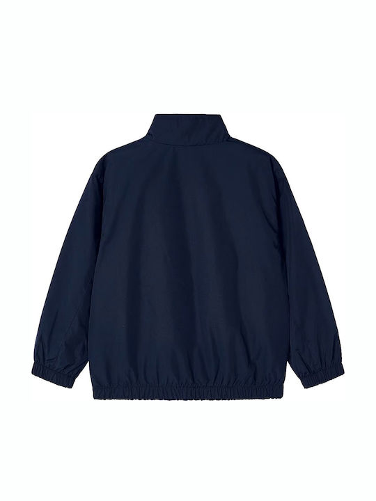 Kids' Casual Jacket Windproof Double Sided Navy Blue