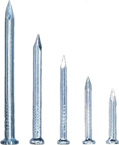 Steel Nails Greek Ribs 4.0x90 Millimeters 100 Pieces