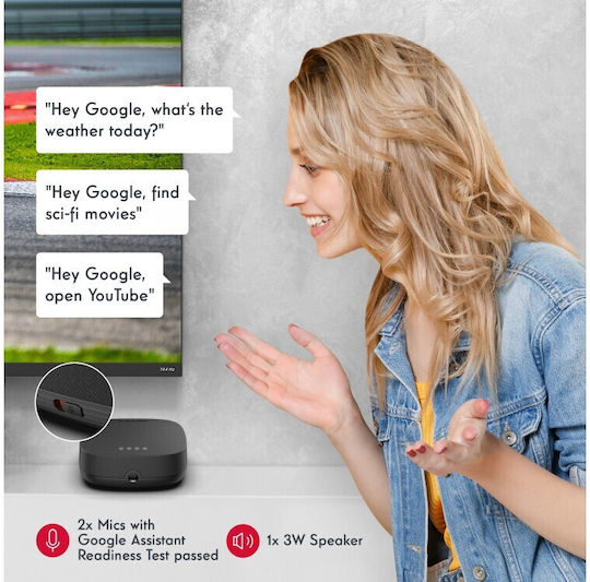 Thomson TV-Box 270 Plus 4K UHD mit WiFi USB 3.0 3GB RAM und 32GB Speicherplatz mit Betriebssystem Android 12.0