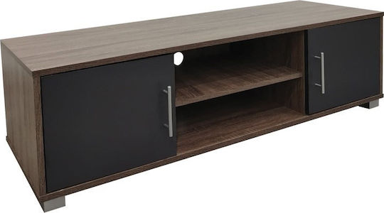 TV Stand Oak-Anthracite L120xD40xH40cm