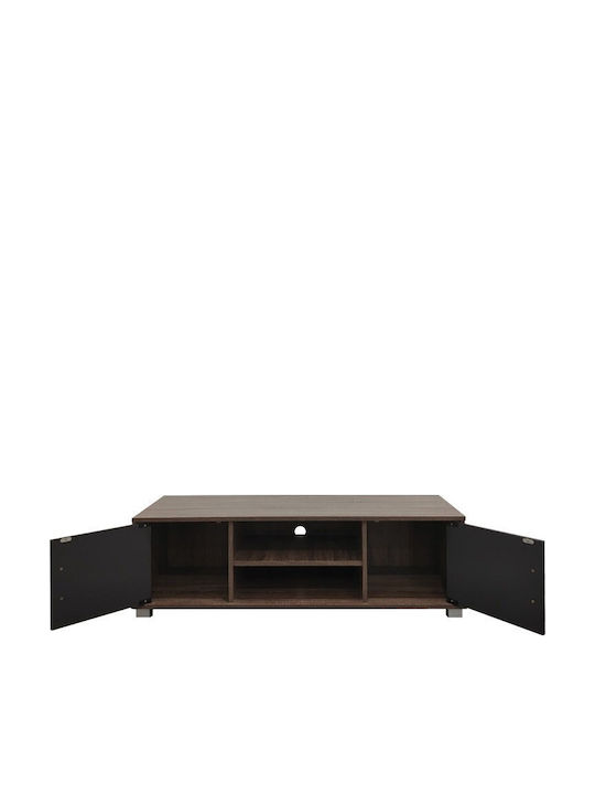 Έπιπλο Τηλεόρασης Oak-ανθρακί Μ120xΠ40xΥ40cm