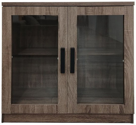 Sapato Wooden Shoe Organizer Transparent 80x40x80cm