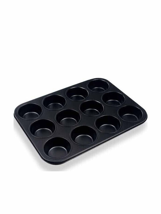 Homestyle Non-stick Aluminum Cake 12 Cups Baking Pan 34x16cm