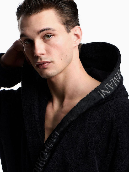 Emporio Armani Мъжки халат Черно