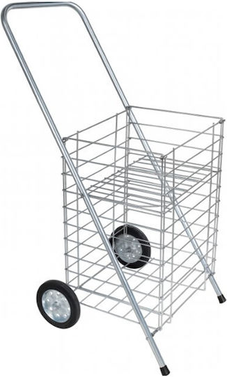 Shopping Trolley Gray 36x30x50cm