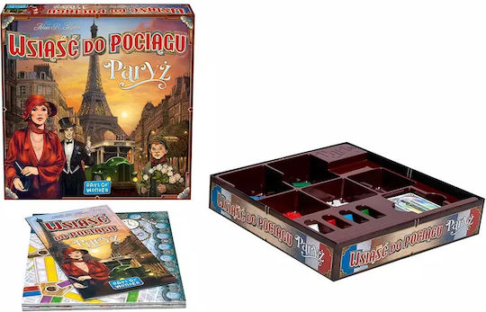 Board Game Ticket to Ride: Paris for 2-4 Players 8+ Years Old (PL) Rebel Games