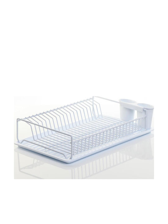 Max Home Отцедник За Мивка От Метал Бял 41x27.5x9см