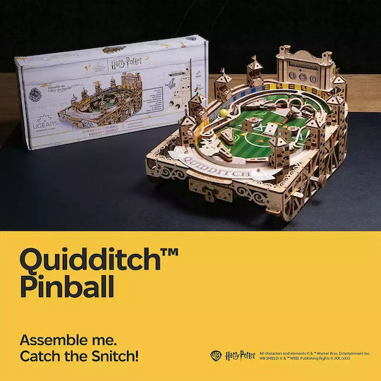 Ugears Holz-Bauspielzeug Harry Potter Quidditch Flipper