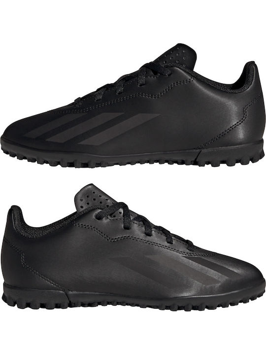 X Crazyfast.4 Kids Turf Soccer Shoes Black