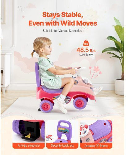Vevor Ride On Car With Sounds Multicolour