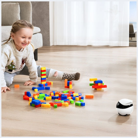 Enabot EBO Air 2 IP Companion Robot Κάμερα Wi-Fi Full HD+ 4MP Μπαταρίας με Αμφίδρομη Επικοινωνία Ροζ