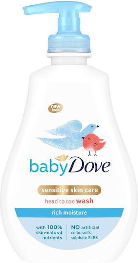 Dove 2 σε 1 Σαμπουάν & Αφρόλουτρο 400ml με Αντλία
