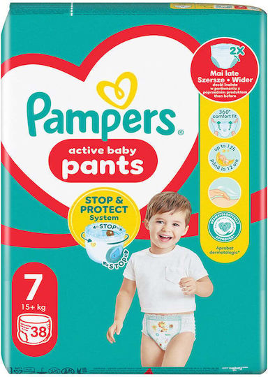 Pampers Diaper Pants Pants No. 7 for 15+kg 38pcs