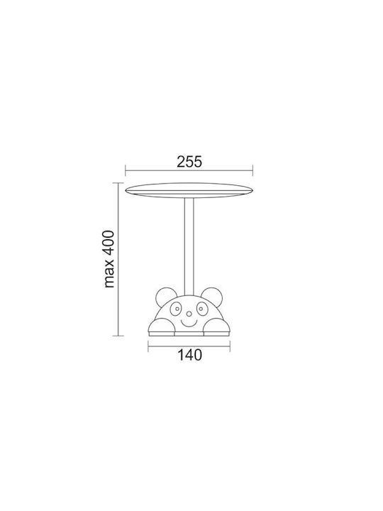 Spot Light Led Παιδικό Φωτιστικό Γραφείου Λευκό