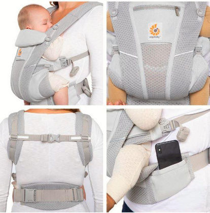 Ergobaby Класически Марсипан Omni Breeze с Максимално Тегло 20кг Natural Beige BCZ360PNATBGE