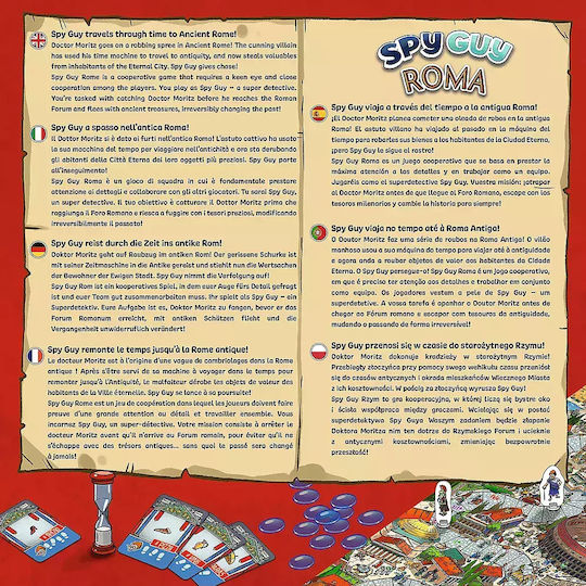 Board Game Spy Guy Rome for 1-4 Players 5+ Years Old (PL) Trefl