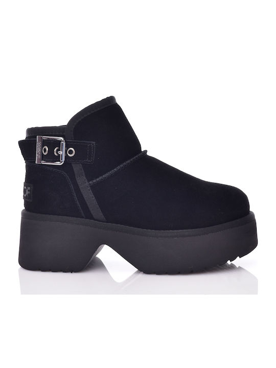 Women's Ankle Boots Platform Black