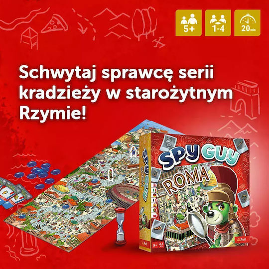 Board Game Spy Guy Rome for 1-4 Players 5+ Years Old (PL) Trefl