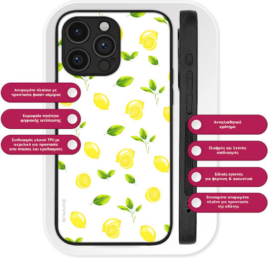 Калъф Sonique Fruit Series Motorola Motorola Razr 50 Ultra Лимон 01