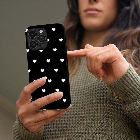 Sonique Heart Series Case Motorola Moto G86 5G Black 02