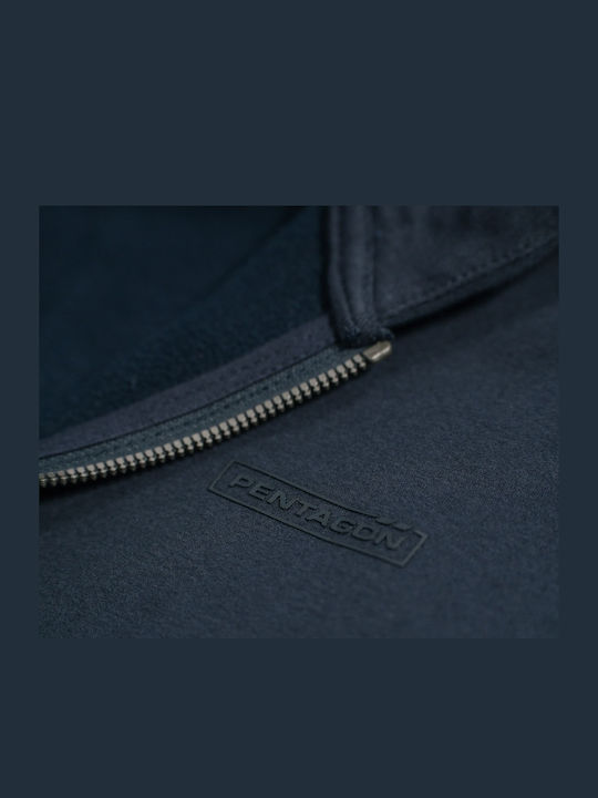 Pentagon Hood Κυνηγετική Ζακέτα Fleece Μπλε
