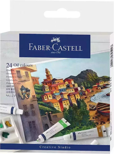 Faber-Castell Creativity Studio Σετ Λαδομπογιές 12ml 24τμχ