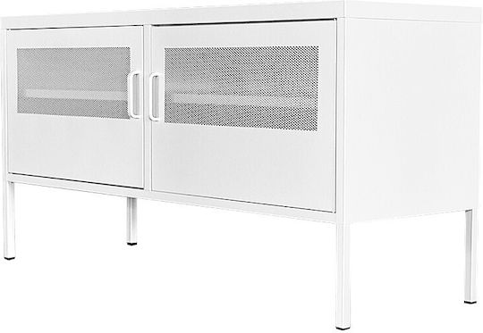 Метално Телевизионно Мебел Жълто Дължина 118xДълбочина 40xВисочина 60см