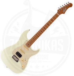 Jet Guitars Ηλεκτρική Κιθάρα ST Style με HSS Διάταξη Μαγνητών Λευκή