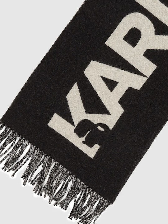 Women's Wool Scarf Black